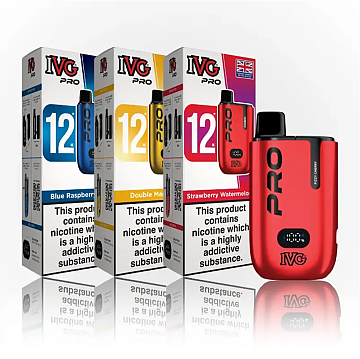 IVG Pro 20mg Nic Salt 10,000 Puff Rechargeable Vape | 1000mAh Battery | Mesh Coil | TPD Compliant - Click to Enlarge